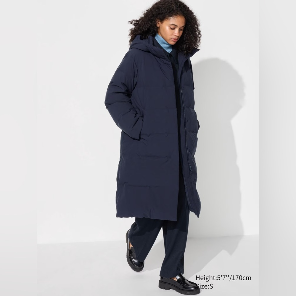 UNIQLO - Seamless Down Long Coat - Small - NWT